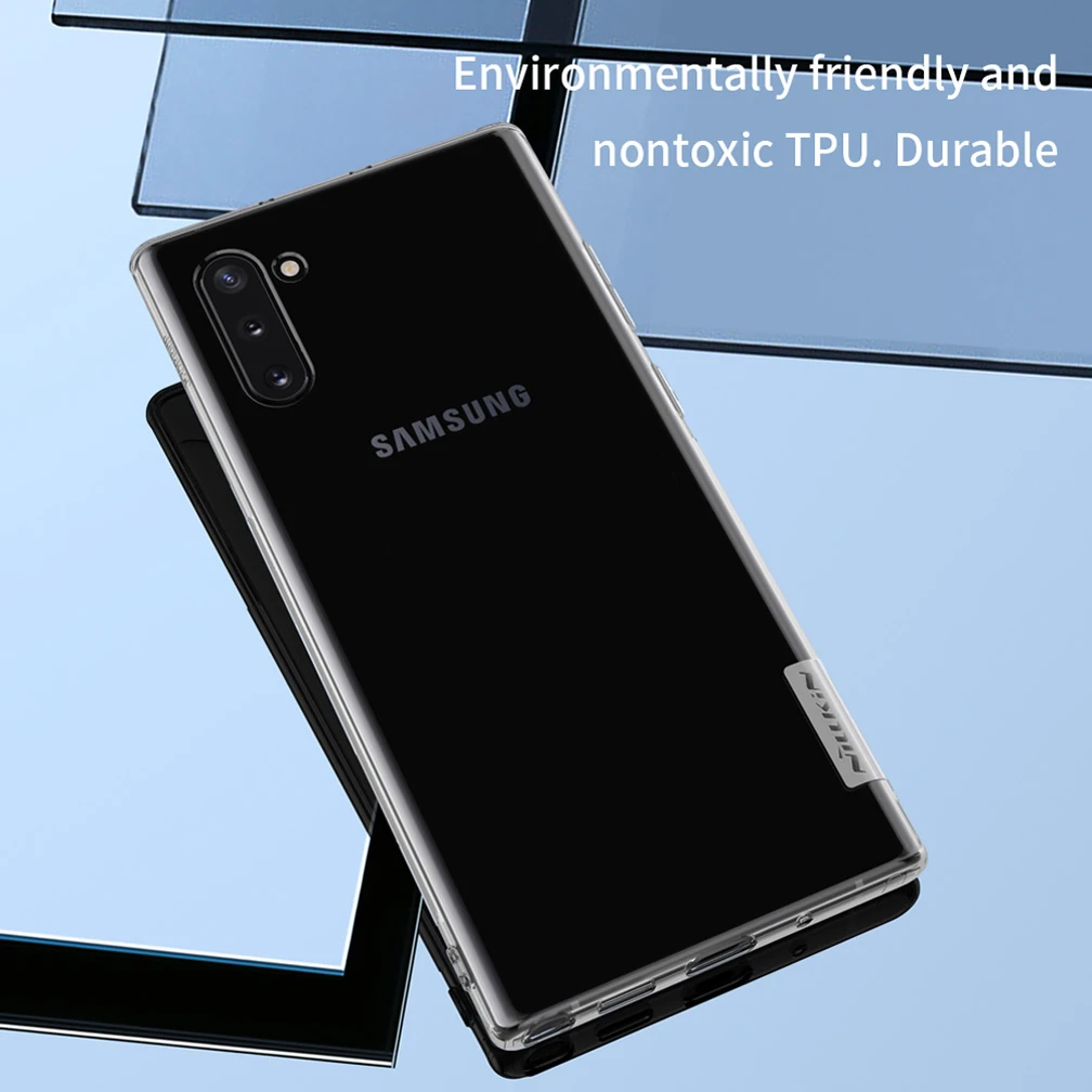 Samsung Galaxy Note 10+ Pro TPU Gadījumā NILLKIN Dabas Pārredzamu Mīksta Silikona vāciņš Samsung Note 10, ņemiet vērā, 10 Plus 5G Gadījumā