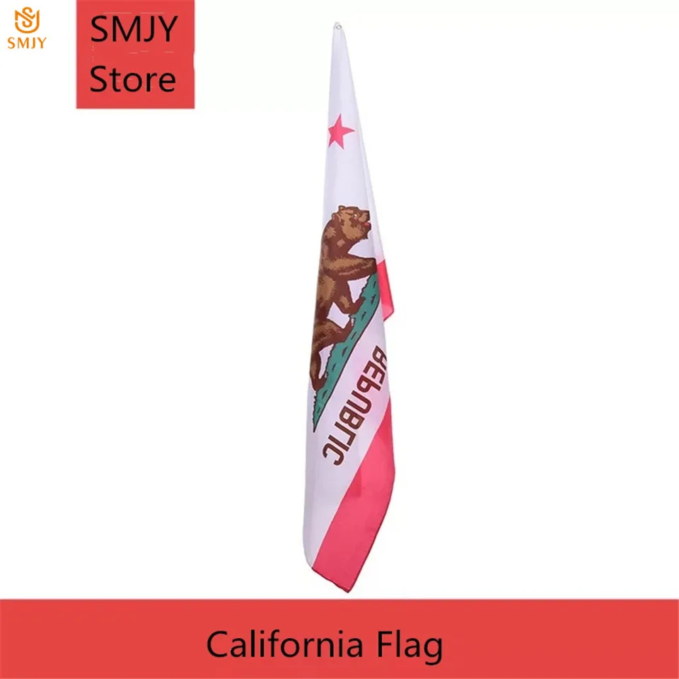 SMJY Kalifornijas Republikas Karoga 90 * 150cm Lācis Un Star Home/Bārs/Puse Īpašo Poliestera Decoration, Banner