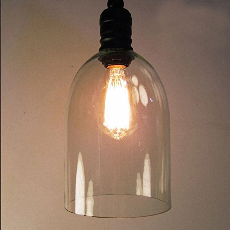 LED Pendant Stikla Virtuves Gaismas Vintage Lampas Rūpniecības Apgaismojums Virtuves Salu Bārs Home Deco Karājas Lampas
