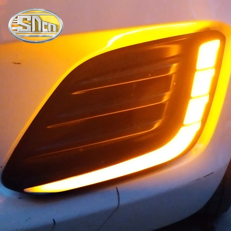 Par Suzuki Swift 2016 Dzeltens Pagrieziena Signālu Stila Stafetē Ūdensizturīgs ABS Gadījumā Auto DRL Lampas 12V LED Dienas Gaitas Gaismas