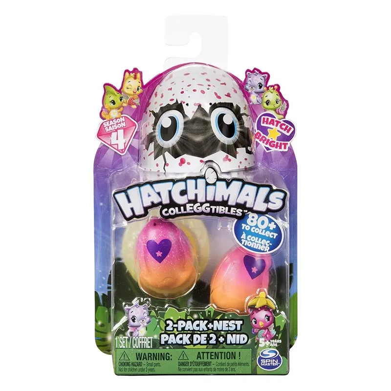 Patiesu S4 Hatchimals Lūka Spilgti 2gab Blind Box Mini Pet Inkubējamās Olas Nodomu Rotaļlietas Spin Master Rotaļlietas Zēniem Un Meitenēm Dāvanas