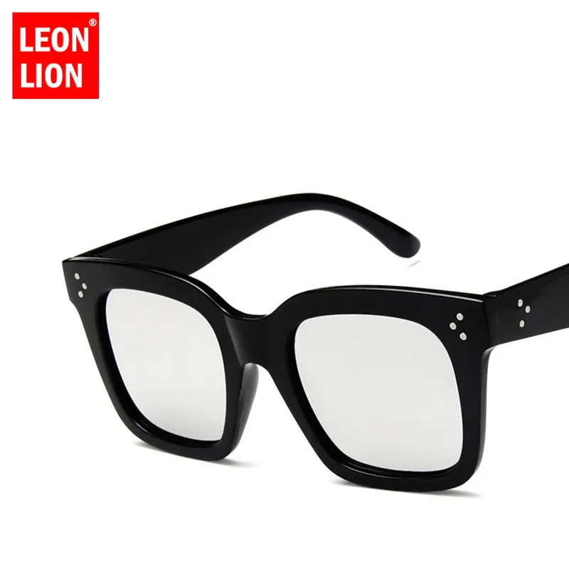LeonLion ir 2021. Modes Luksusa Laukumā Saulesbrilles Sieviešu Cilvēks/Sieviešu, Saules Brilles Klasika Vintage UV400 Āra Oculos De Sol