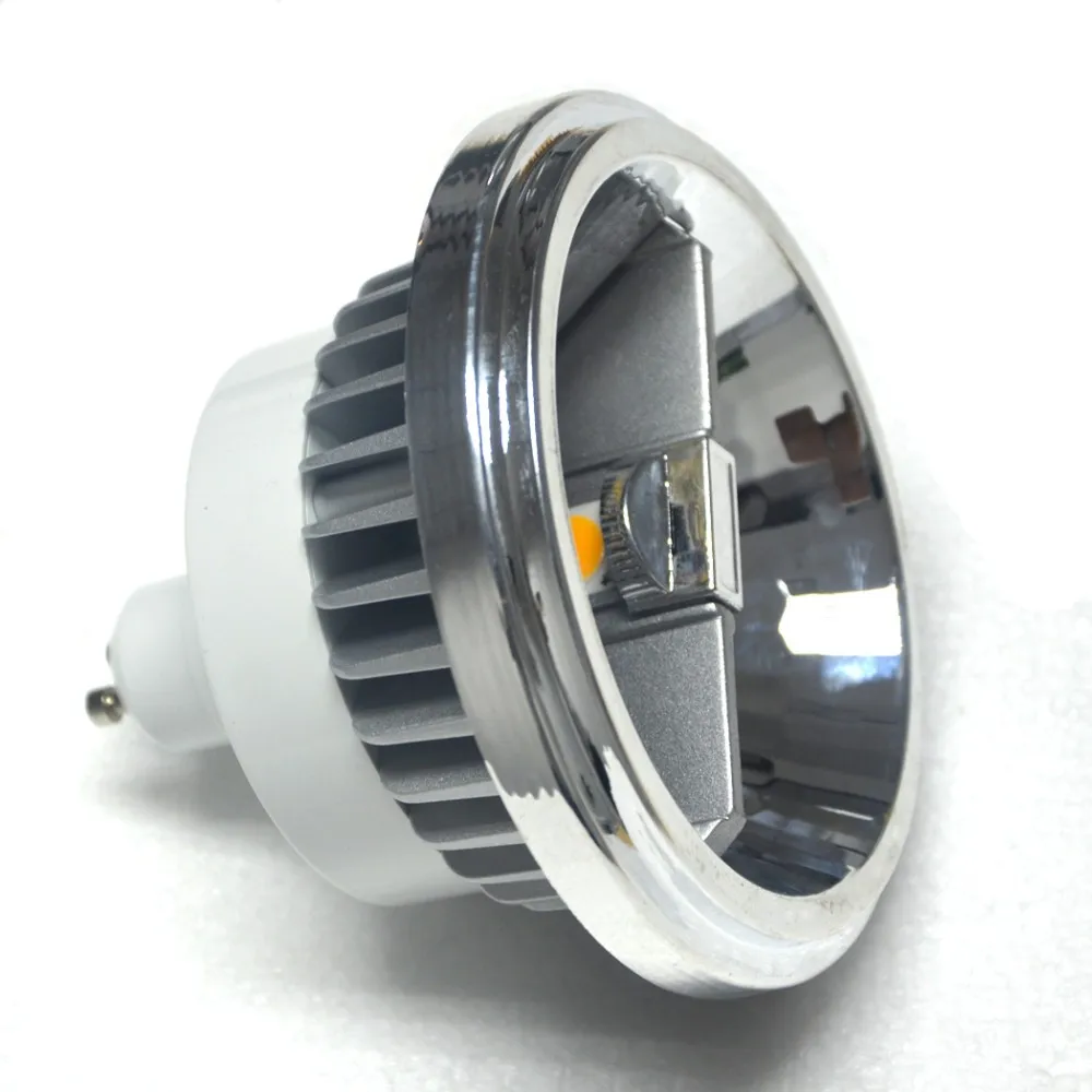 Aptumšojami LED AR111 lampas 12w 15w G53 GU10 led AR111 ES111 LED prožektoru gaismā AC85-265V Bezmaksas piegāde