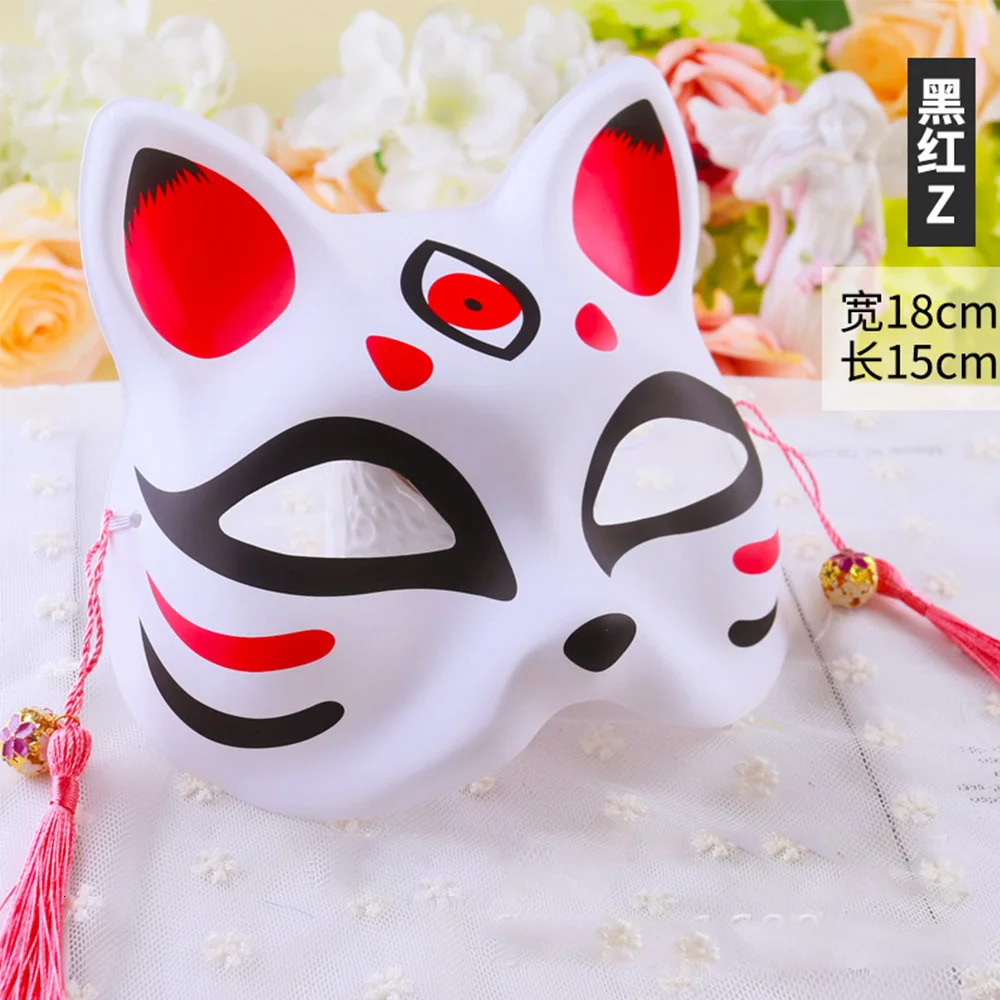 Japāņu Fox Maska Cosplay Kaķis Maska Krāsotas Kaķis Natsume Grāmatā Draugiem Fox Pusi Sejas Maska Cosplay Halloween Masku Cos Kostīmi