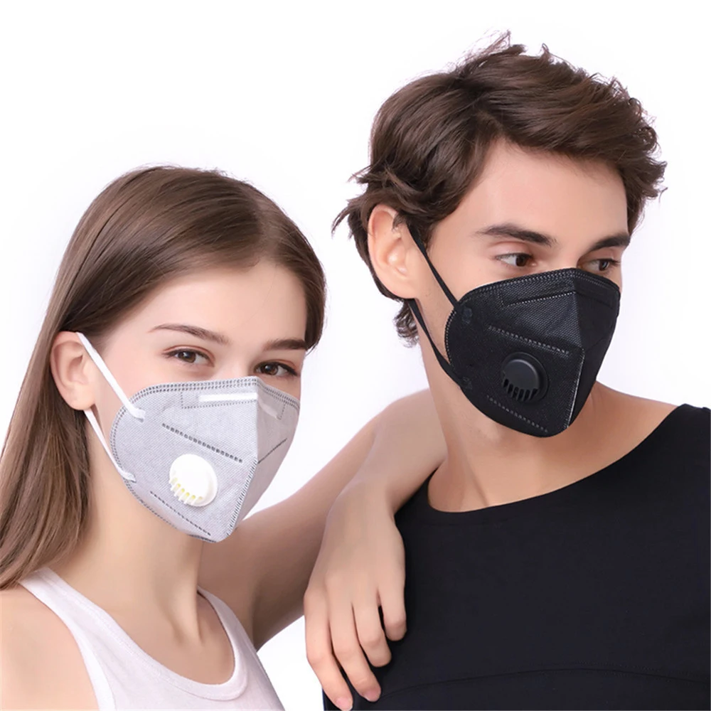 Awei 5 Slāņi Vārstu Maska Mutes, Sejas Aizsargmaskas, Baktērijas Pierādījumu Pret Infekciju PM2.5 Izmantojamais Putekļu Respiratoru