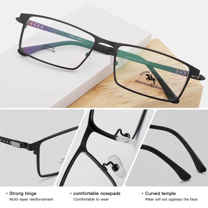 TANGOWO Sakausējuma Brilles Rāmis Vīriešu, Sieviešu 2020. Gadam Vintage Taisnstūra Tuvredzība Optiskie Rāmji Recepšu Metāla Brilles Briļļu 2020