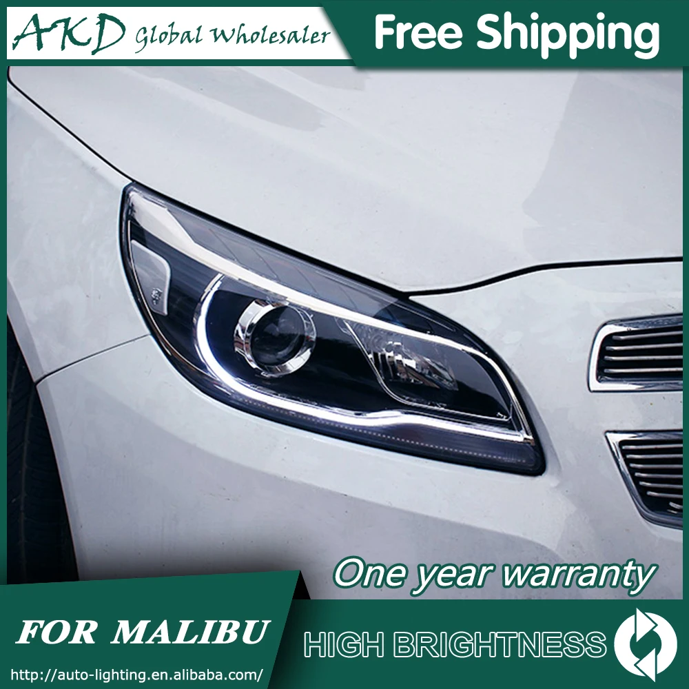 AKD Car Styling par Chevrolet Malibu Lukturi 2012. - 2016. Gadam Malibu LED priekšējo Lukturu dienas gaitas lukturi Bi Xenon Lēcu High Low Beam Autostāvvieta Miglas Lukturi