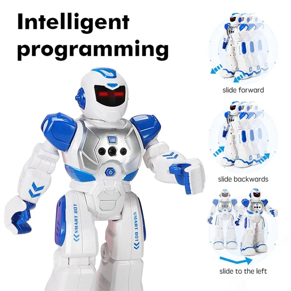 Jaunākā Tālvadības Robotu Bērniem Saprātīga Programmējams Robots ar Infrasarkano Kontrolieris Rotaļlietas,Dejošana,Dziedāšana, LED Acis