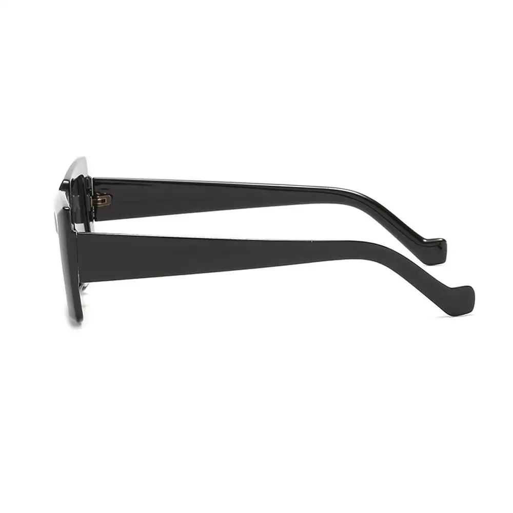 LongKeeper Vintage Lielizmēra Kvadrātveida Saulesbrilles Sievietēm, Vīriešiem Zīmola Dizaina Taisnstūra Biezs Rāmis Melns Leopards Oculos Feminino