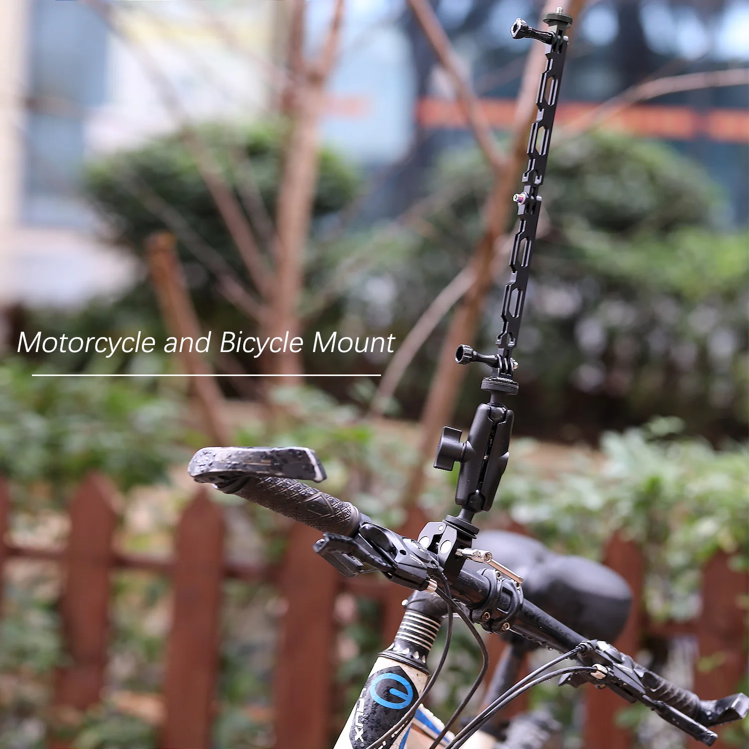 TUYU Motocikla Stūres Spoguļa Kronšteinu Komplektā Stiprinājuma Velosipēdu Kameras Turētājs GoPro Insta 360 One X Vienu R Piederumi