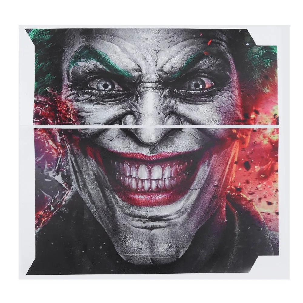 1set Joker Vinly Ādas kategorijas Uzlīme Klauns Gamepad Uzlīmes Sony PS4 Par PlayStation 4 un 2 Kontrolieris Ādas Vairumtirdzniecība