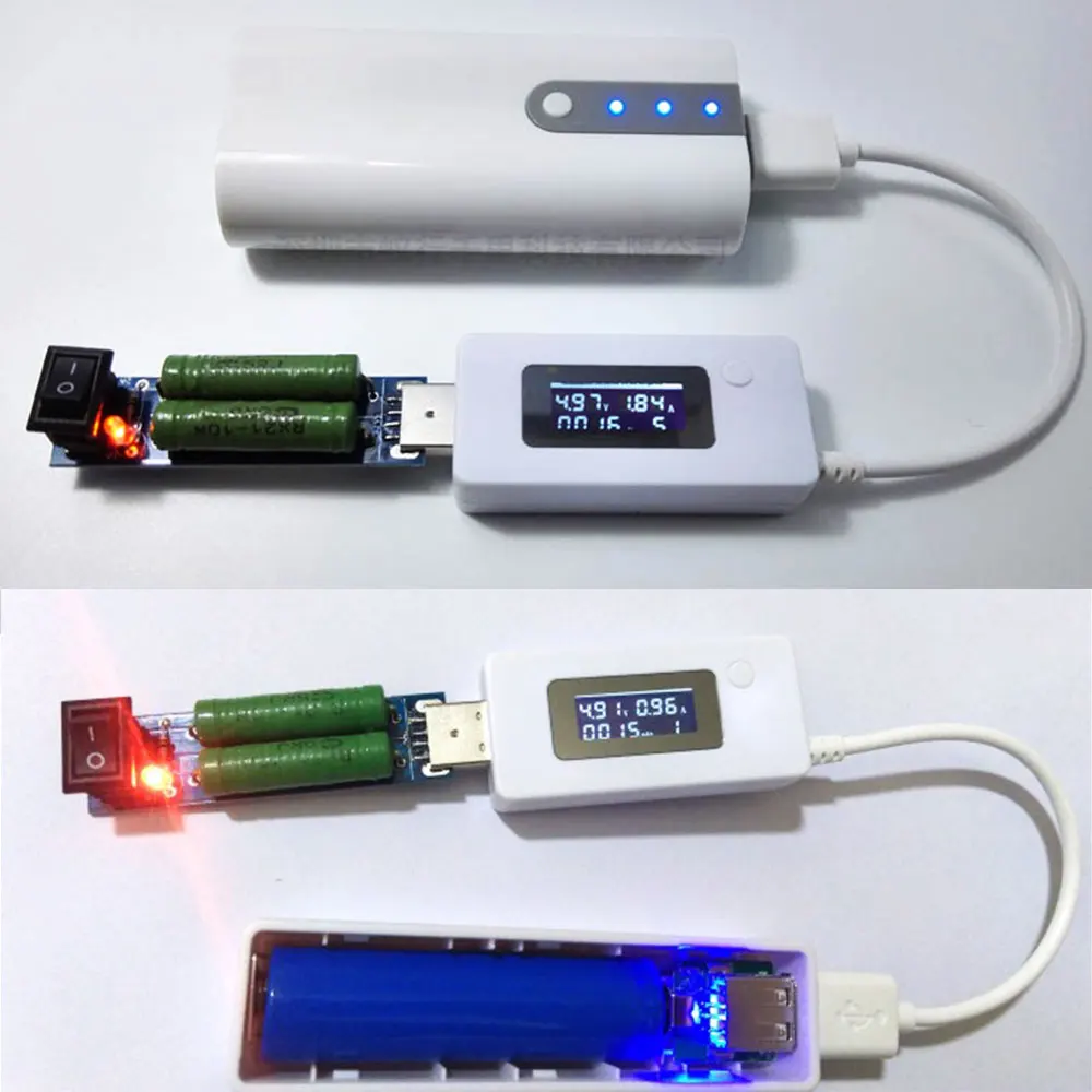 KCX-017 LCD Ekrāns Mini Radošo Tālruņa USB Uzlādes Detektoru Mobilo Jauda Spriegums Pašreizējā Testa-er Metru USB Lādētāju Ārsts