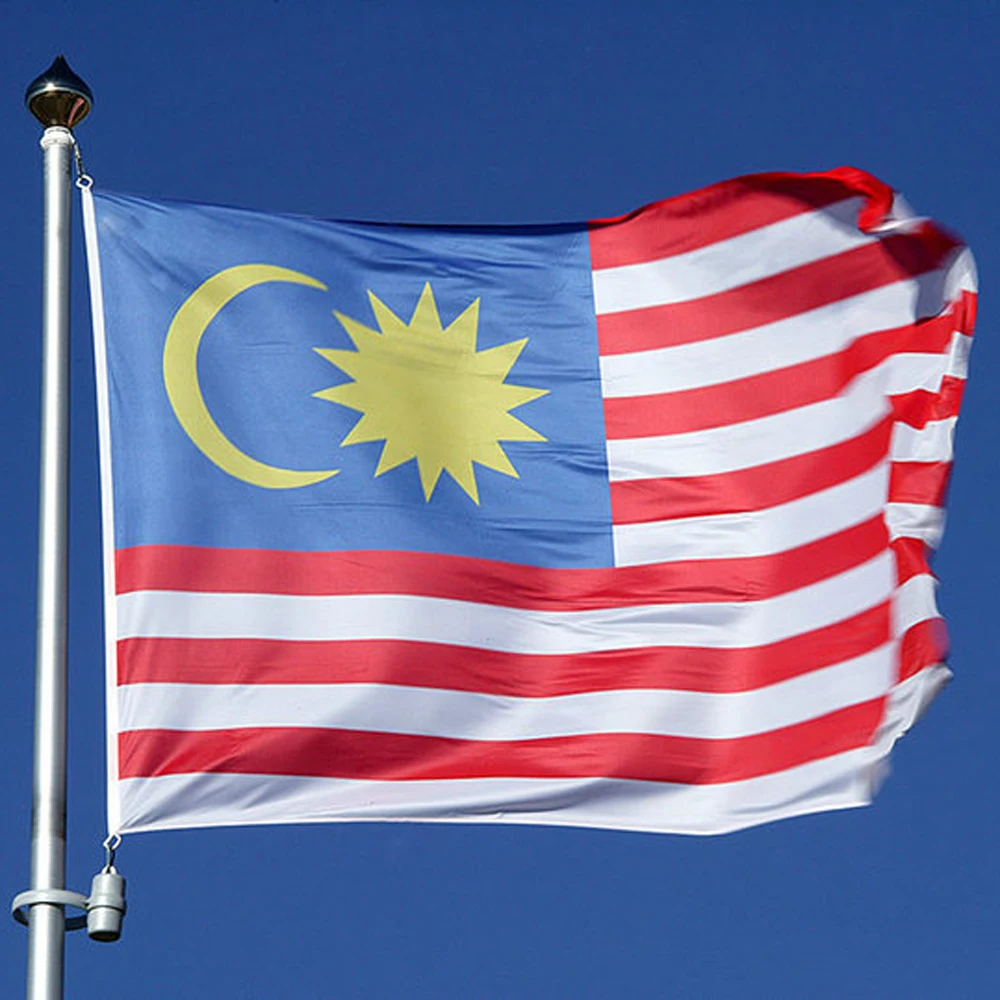 Malaizija Karājas Karogi karogu, Malaizija Banner Poliestera standarta Karogs Banner un Āra, Iekštelpu 150*90cm Karogu