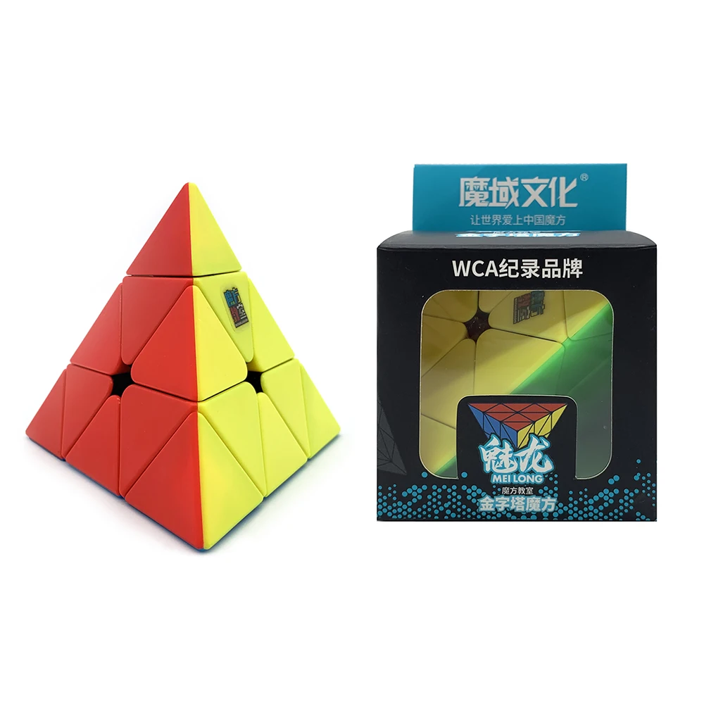 Magic Cube 3x3x3 Ātrums Classic Profesionālās augstas kvalitātes Piramīdas Trešais-lai Vērpjot Puzzle Cube Magico Uzlīmes Bērniem Rotaļlietas