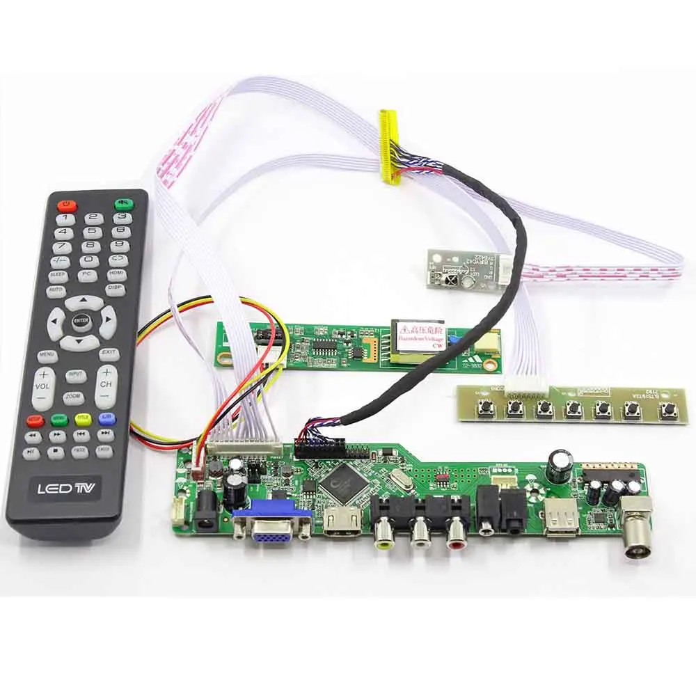 Latumab Jaunu Komplektu LP150X08-TLB1/LP150X08-(TL)(B1), TV+HDMI+VGA+USB LCD LED ekrānu Kontrollera Draiveri Valde
