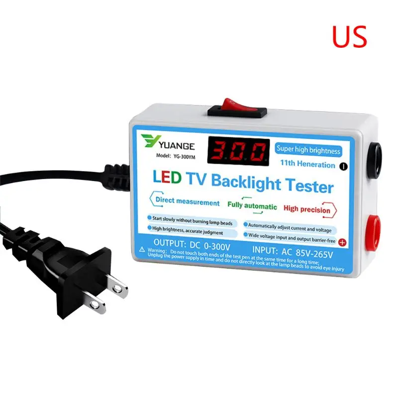 Mājas LED TV Apgaismojums Testeri Izejas 0-300V Lampas Biezumu LCD Digitālais Displejs Sloksnes G6DC