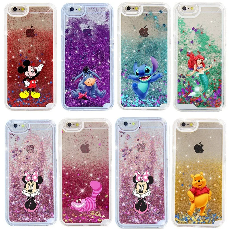 Disney Mickey Telefonu Gadījumos Apple IPhone 5 5S 6S 6 6Plus 7 7Plus 8 Plus X XS Plastmasas Tālrunis Atpakaļ Sedz Cute Karikatūra Shell Dāvanu