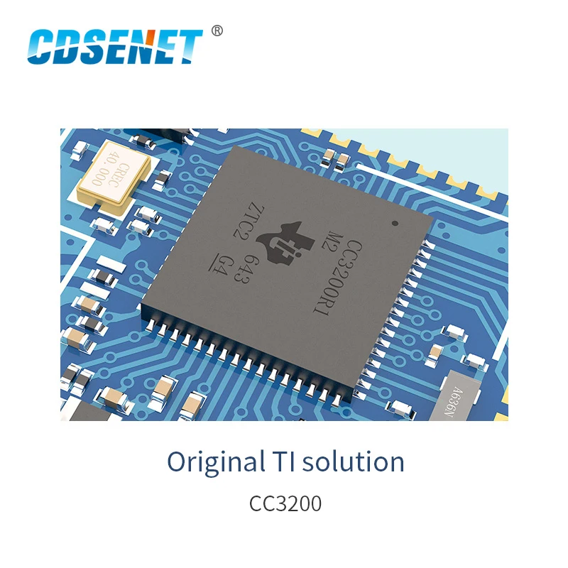 CC3200 2.4 GHz Wifi Modulis CDSENET E103-W02 SMD rf Raiduztvērēja 2.4 ghz Wifi Raidītājs Uztvērējs PCB Antena