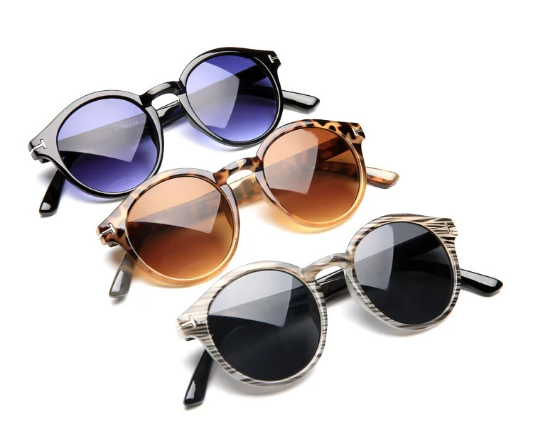 Pawes Ar Logo Saulesbrilles Spogulis Braukšanas Brilles Vīriešu Dizainers Apaļā Rāmja Nerd UV400 Lēcas