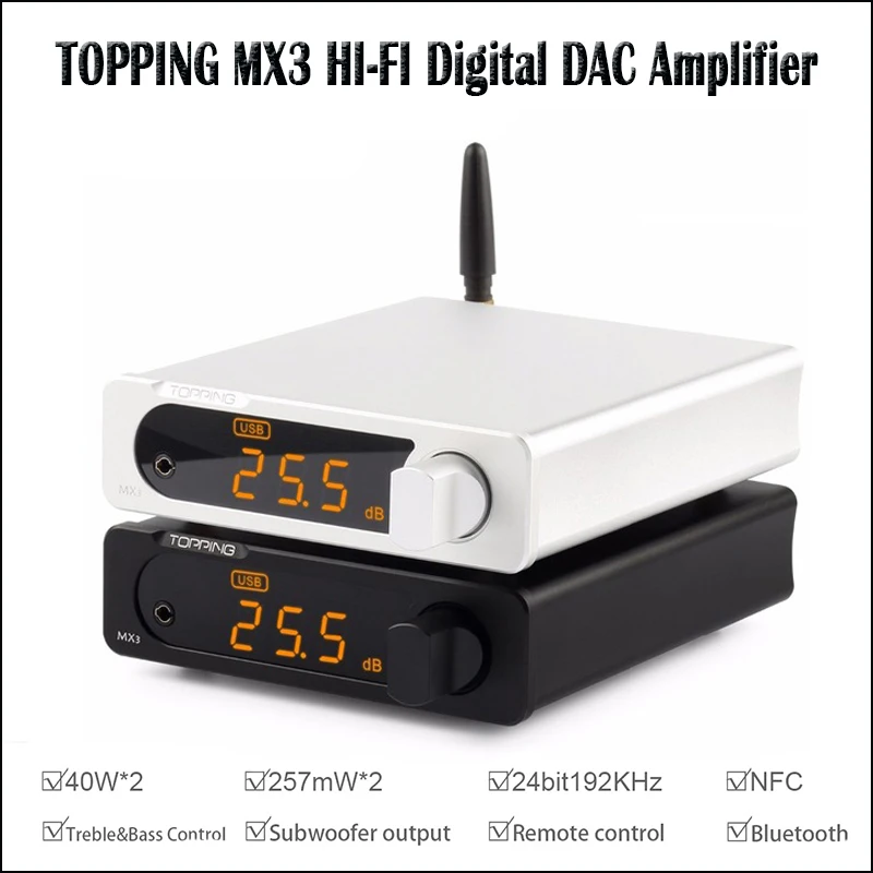 PAPILDINĀŠANAS MX3 Audio Pastiprinātāju USB DAC Hifi Bluetooth APK Amp PCM5102A Digitālo Pastiprinātāju ar Bluetooth Austiņu Pastiprinātāja izejas