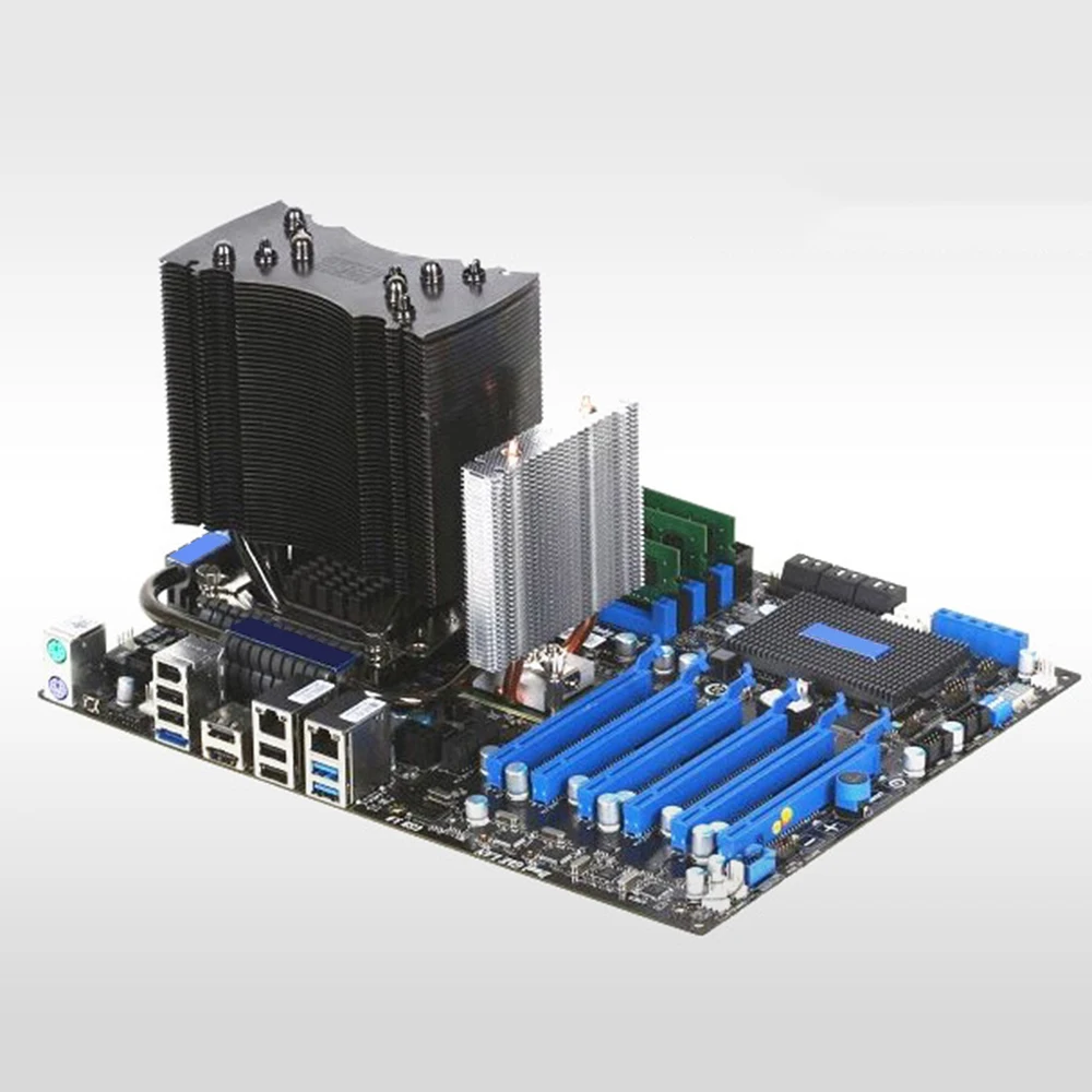 CPU Cooler HB-802 2 Heatpipes Radiatoru Alumīnija Heatsink Mātesplates/Northbridge Dzesētājs Dzesēšanas Atbalsta 80mm CPU Ventilators