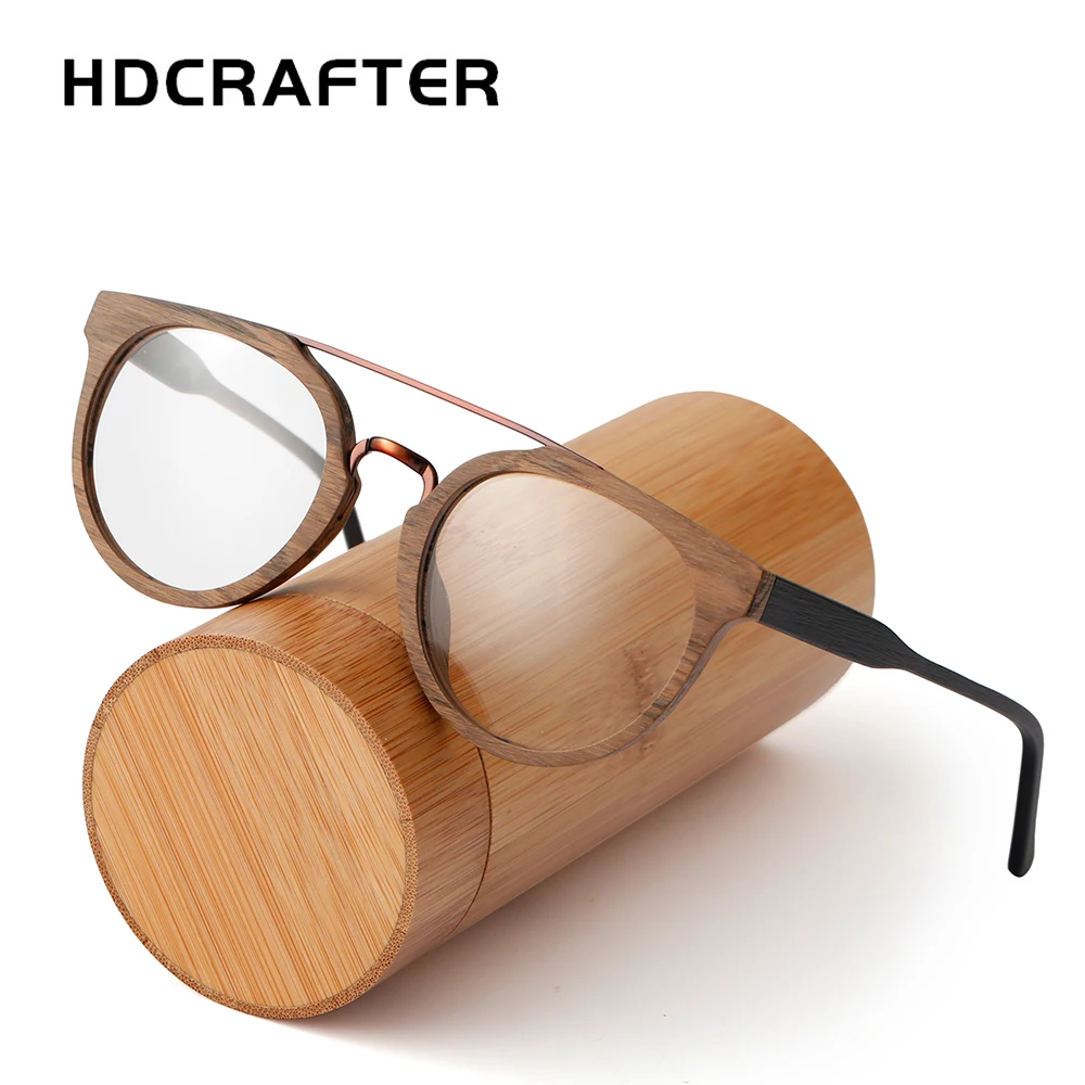 HDCRAFTER Tuvredzība, Optisko Briļļu Rāmja Koka Receptes Recepte Rāmji, Brilles Skaidrs, Objektīvs GlassFor Sievietes Vīrieši Oculos de grau