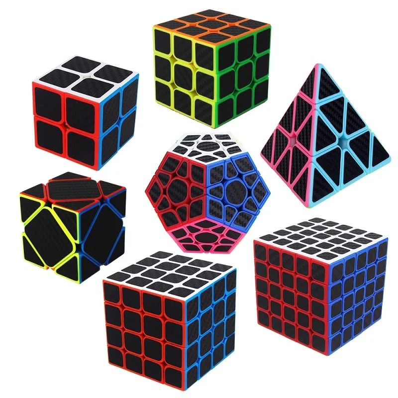Oglekļa Šķiedras Cube Svešzemju Slīpā Piramīdas Cubo Rotaļlietas Magico Magia Juguetes Educativos Rotaļlietas Klucīši Speedcube 3x3x3