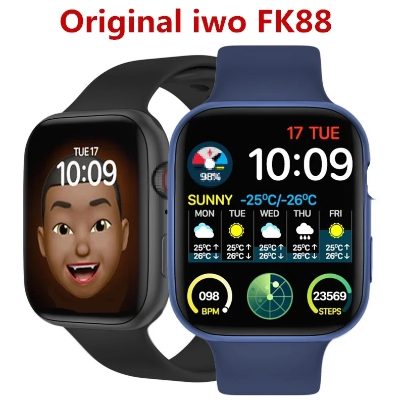 Svb FK88 Smart Skatīties Bluetooth Zvanu Sirds ritma Monitors FK78 Uzlabot Smartwatch Sākotnējā 2020 Vīrieši 44MM 1.78 Cm silikagela Sporta