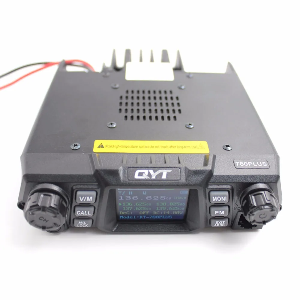 QYT Mobilā Radiostacija TK-780PLUS VHF 136-174MHz vai UHF 400-480MHz 100W /75W Walkie Talkie KT780PLUS transīvers