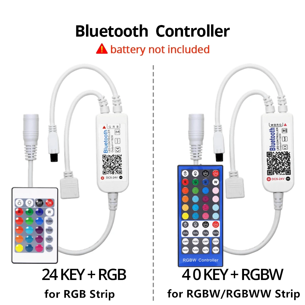 5m 10m RGB LED strip gaismas 5050 SMD diodes led lentes lentes ūdensizturīgs Bluetooth 24Key kontroles DC 12V Strāvas Adaptera komplekts