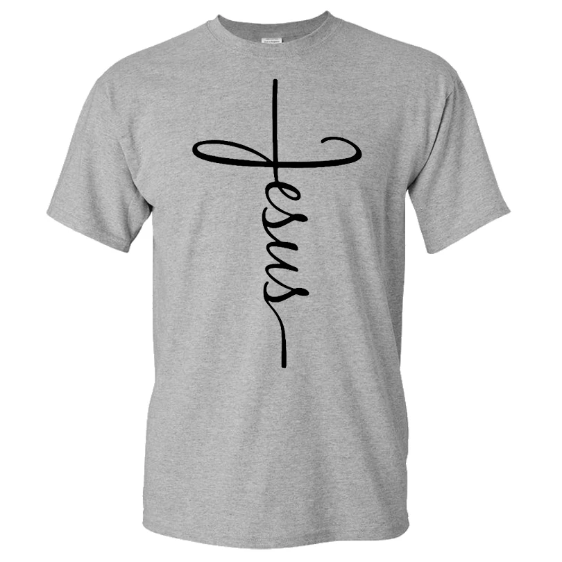2020. gadam Pavasara Vasaras Moderns Jēzus Krusta T-krekls vienkrāsainu Mākslas Iespiesti Vīrieši/Sievietes Ikdienas O-veida Kakla Streetwear T Kokvilnas t-veida Topi