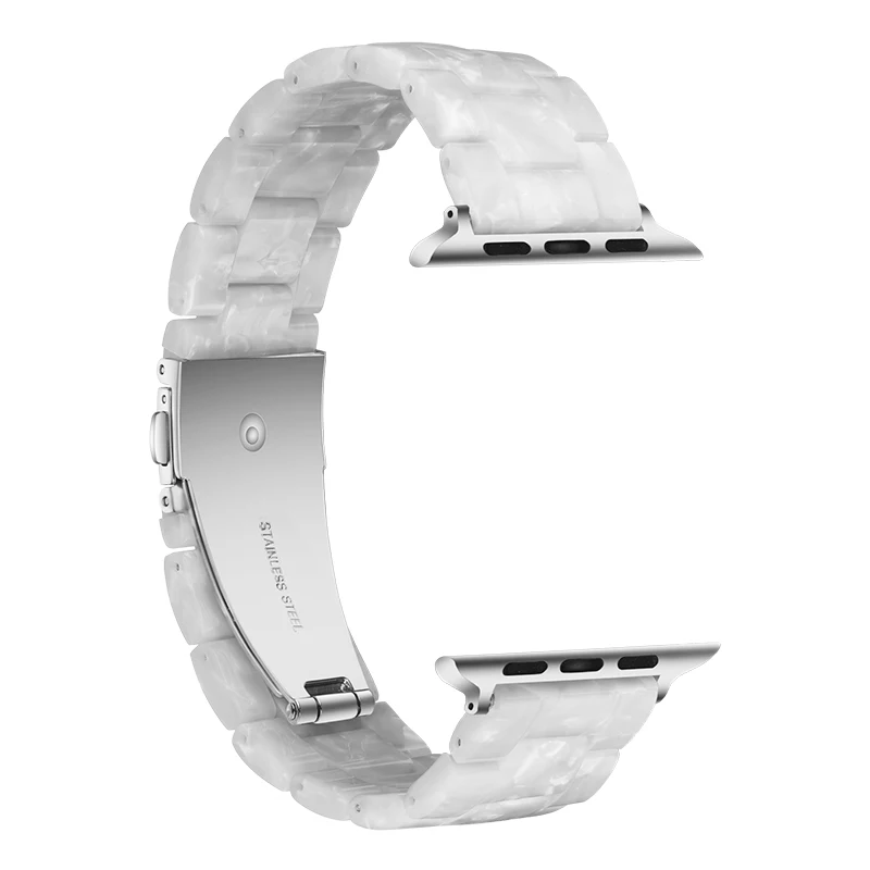 Imitācija, Keramikas Siksna Band Apple Skatīties 1/2/3/4/5 38mm/42mm Iwatch Aproce Plaukstas Sveķu Jostas Skatīties Piederumi Watchband