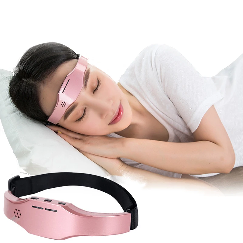 Miega Monitors Migrēna Palīdzības Massager Bezmiega Terapija Atbrīvot Elektriskā Galvas Masieris