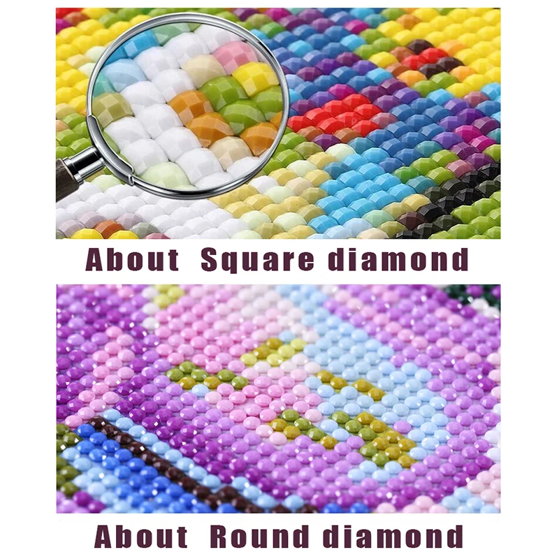 5D DIY Dimanta Krāsošana Pilnu kvadrātveida Dimanta 
