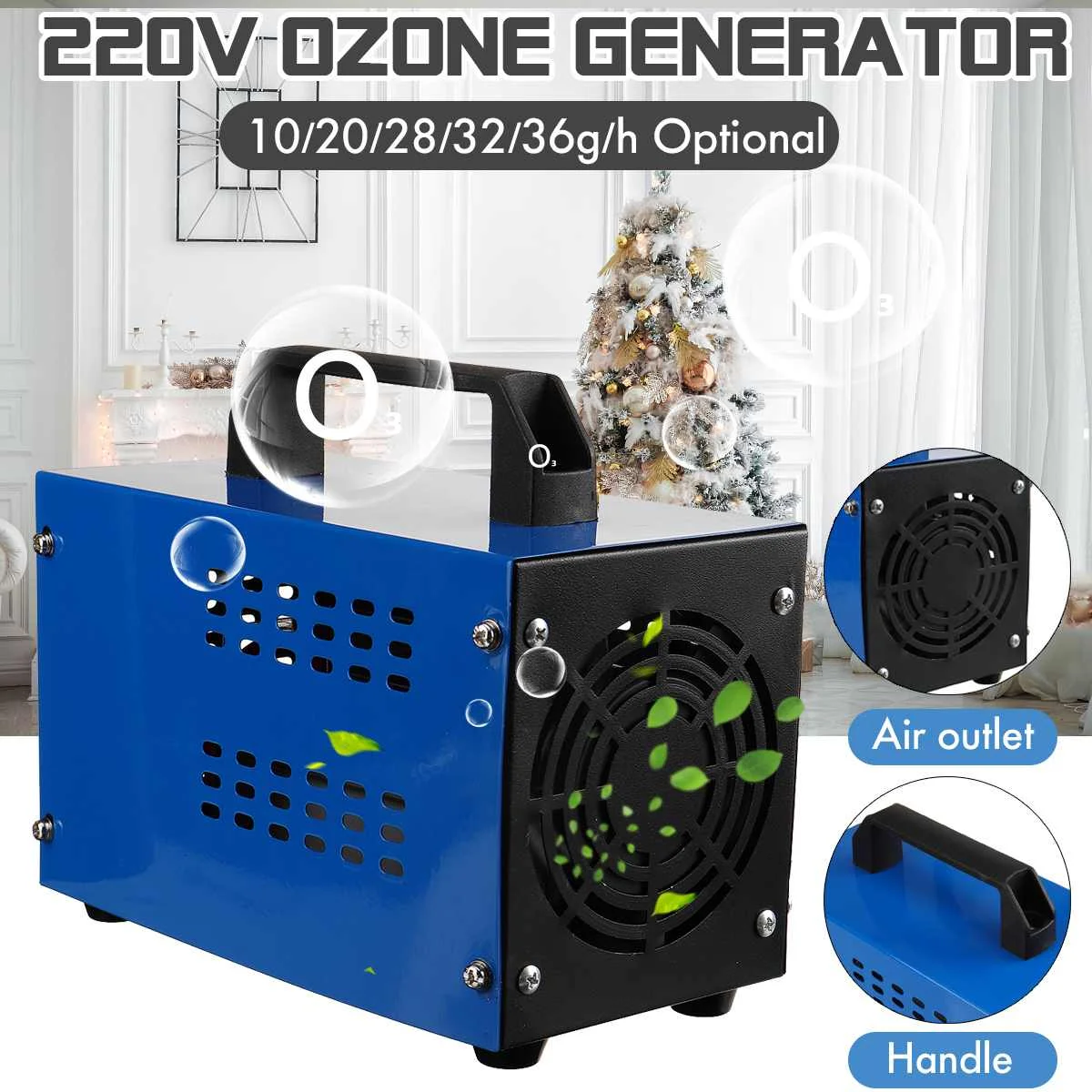 36g/h Ozona Ģenerators Gaisa Attīrītājs Ozonizador Mašīna O3 Ozono Ģenerators Dezodorants Dezinfekcijas iekārtas, kas Novērstu smaku ozonizador