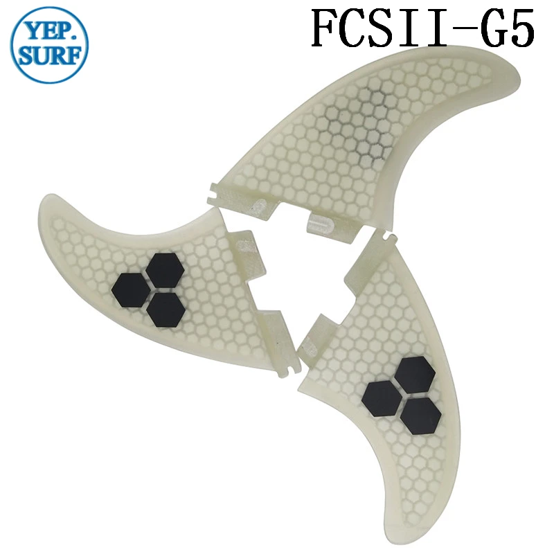 Sērfa Spurām FCS2 G5 Fin Šūnveida Vējdēlis Fin 6 krāsu sērfošanu fin Quilhas dzinekli, sērfošanas piederumi