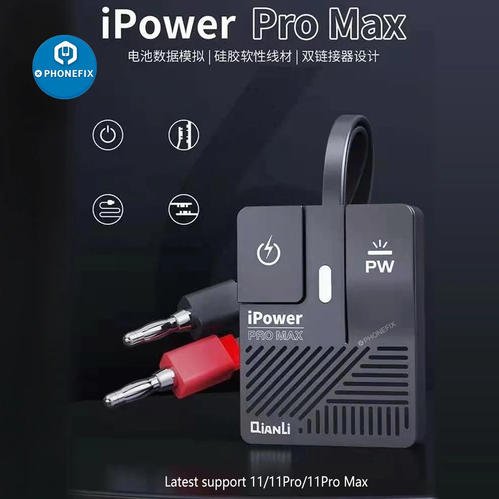 QianLi iPower Pro Max Testa Kabeļa Jaudas Kontroles Testa Vadu iPhone 11 11Pro Max XS XS MAX X 8 8P 7 7P 6S 6SP Remonta Jaudas Kabelis