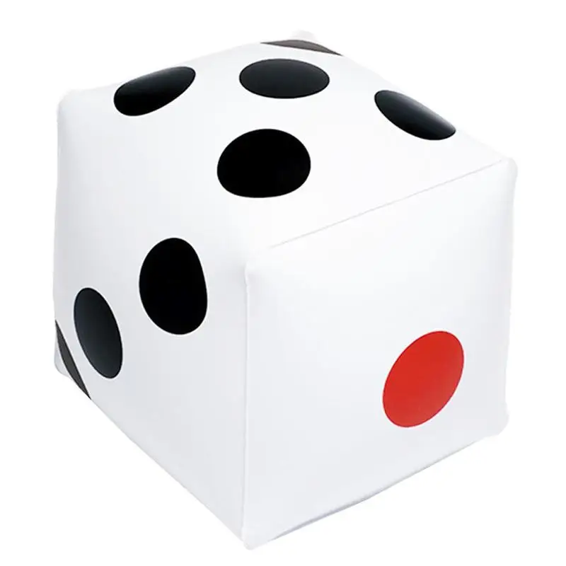 1PC Piepūšamās Multi Krāsu Blow-Up Cube Lielo Kauliņu Rotaļlietas Posmā Prop Grupas Spēle Rīku trīsdimensiju Piepūšamās Pincetes