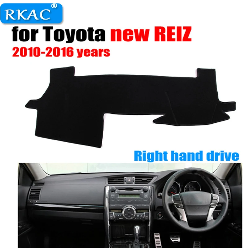 Automašīnas paneļa vāciņu mat TOYOTA Jaunā REIZ 2010-2016 gadiem Labās rokas disku dashmat pad dash mat ietilpst paneļa piederumi