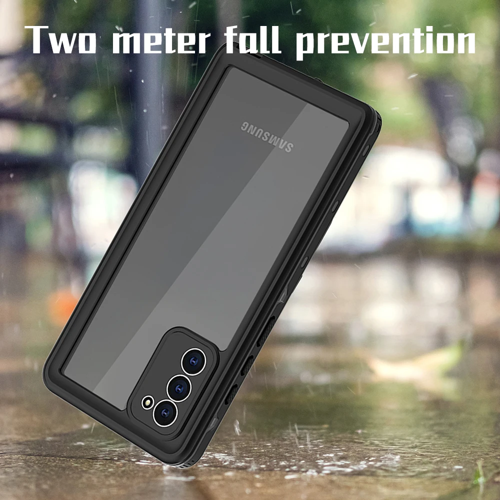 JONSNOW Waterproof Case for Samsung, Ņemiet vērā, 20 Ultra Peldēšana Daivinga Āra Triecienizturīgs Gadījumā S20 Plus S20 Ultra Pilna Aizsardzība