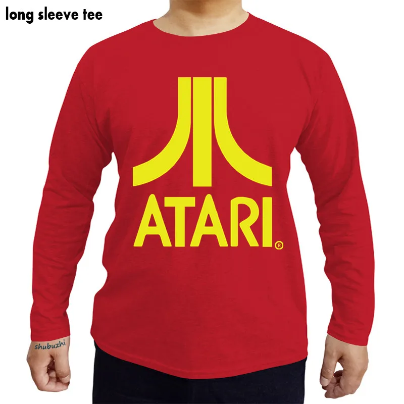 Atari - Antracīta Leģenda Logo Vīriešu Kokvilnas T-Krekls shubuzhi t krekls cilvēks kokvilnas tshirts garām piedurknēm top tees