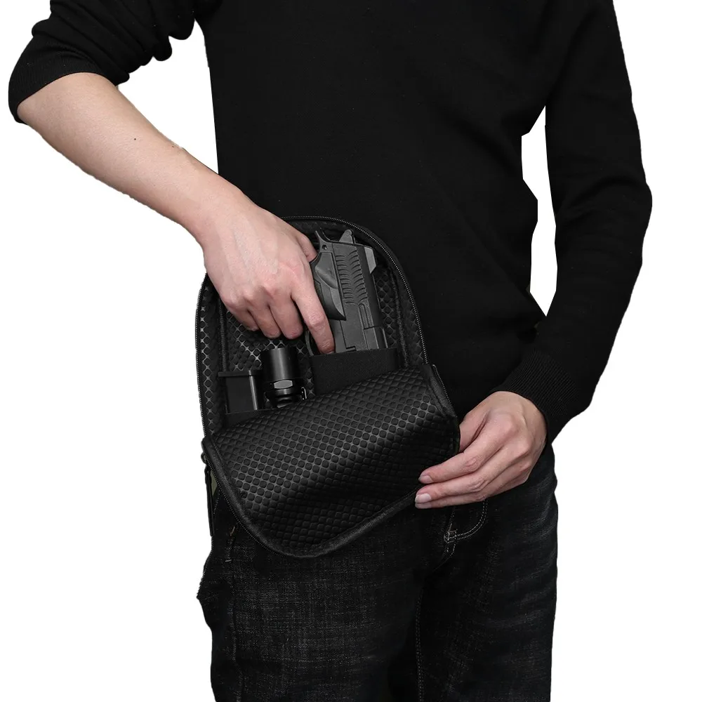 Taktiskā Noslēptas Carry Pistoli Kabata Universālā Glock Pistole Makstī Fanny Pack Viduklis Kabatas Airsoft Ieroci Medību Jostas Soma