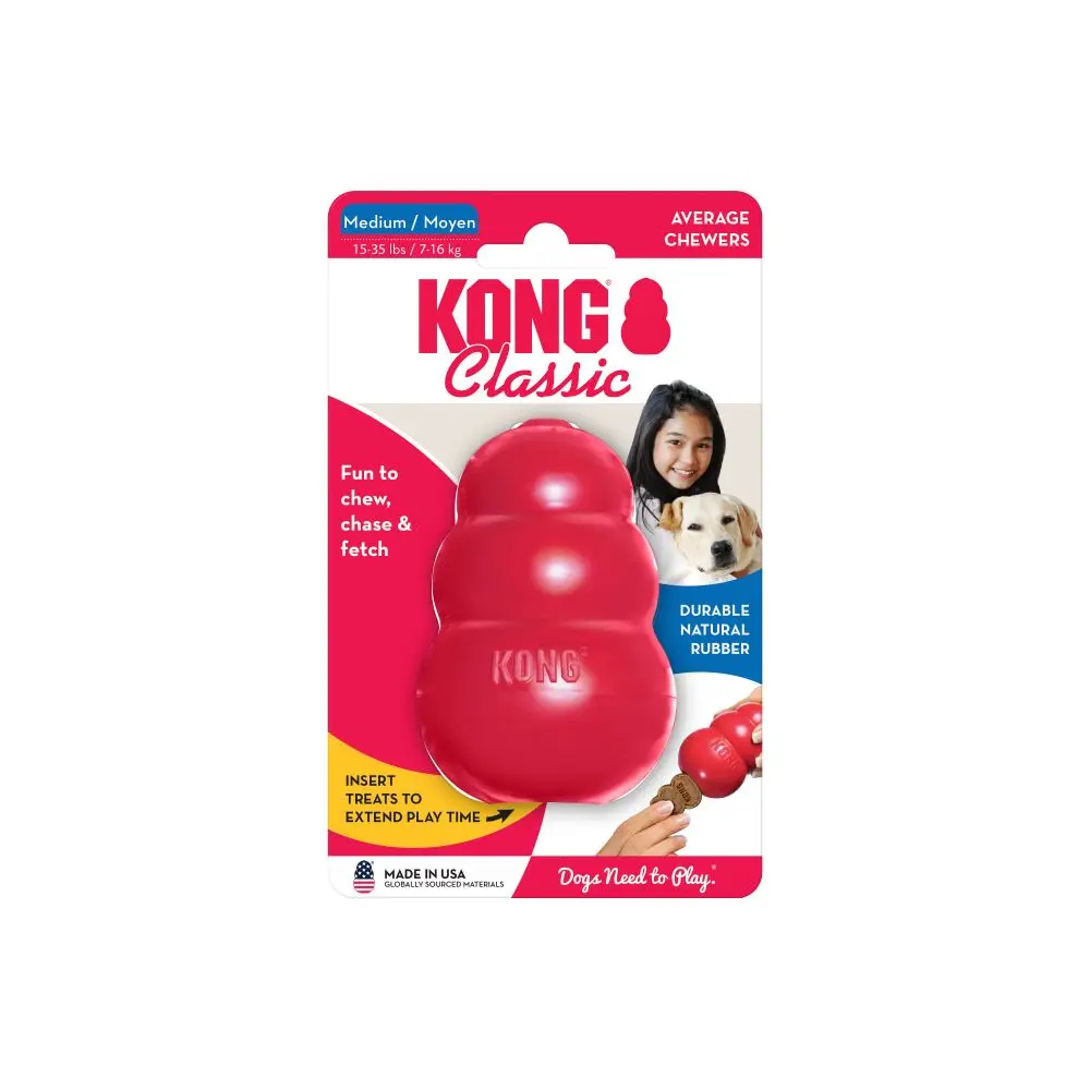 M-Izmērs KONG Classic Suns Sakost Rotaļlietas Kolekcija līdz 15-35lbs(7-16kg)