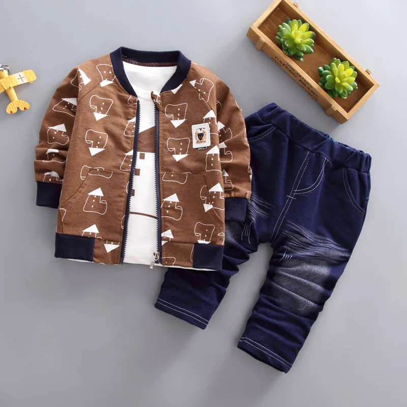 BibiCola zēnu pavasara rudens apģērbu komplekti bērnu sporta kostīms zēns modes bērni tracksuit nosaka gadījuma oficiālu džentlmenis tērpiem
