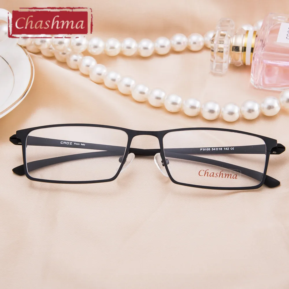 Chashma Recepšu Glāzes Tīra Titāna Vīriešiem Tuvredzība, Briļļu Rāmji Augstākās Kvalitātes Brilles