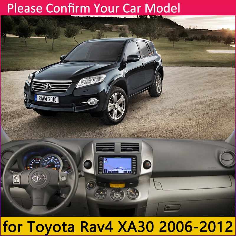 Toyota Rav4 XA30 2006~2012 RAV 4 30 Anti-Slīdēšanas Paklājiņš Paneļa Vāciņu Pad Saulessargs Dashmat Paklāju Auto Piederumi 2007 2008 2010